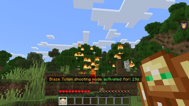 Screenshot of the Minecraft Bedrock Marketplace product Totems created by Chillcraft.