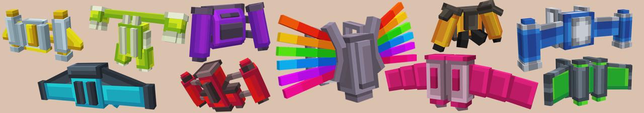 Panorama of the Minecraft Bedrock Marketplace product Upgraded Jetpacks created by Chillcraft.