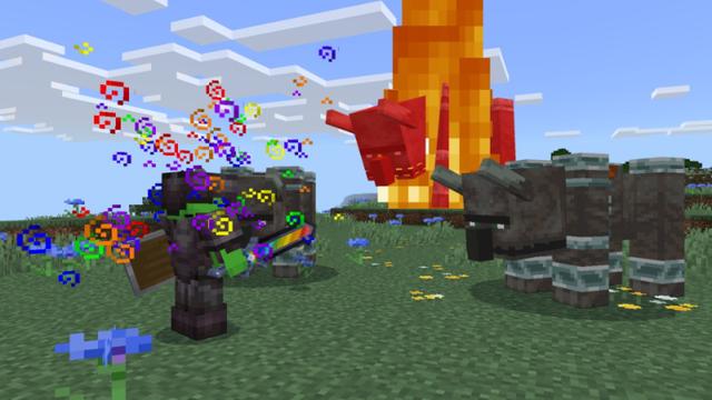 Screenshot of the Minecraft Bedrock Marketplace product WEAPONS OP! created by Chillcraft.