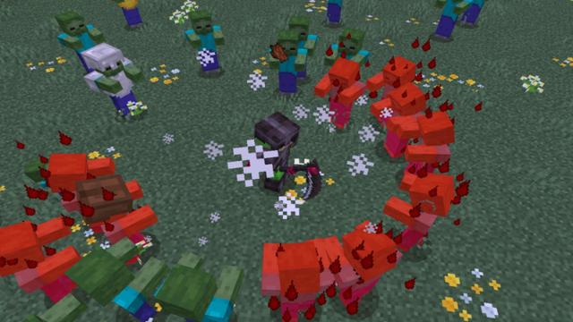 Screenshot of the Minecraft Bedrock Marketplace product WEAPONS OP! created by Chillcraft.
