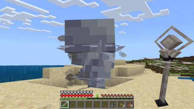 Screenshot of the Minecraft Bedrock Marketplace product WEAPONS OP! created by Chillcraft.