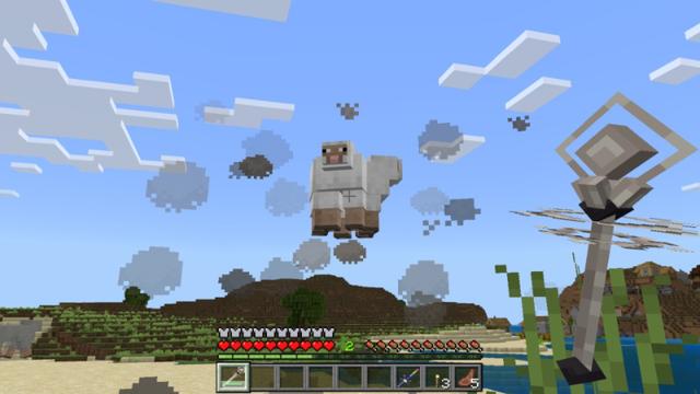 Screenshot of the Minecraft Bedrock Marketplace product WEAPONS OP! created by Chillcraft.