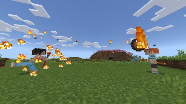 Screenshot of the Minecraft Bedrock Marketplace product Weapons++ created by Chillcraft.