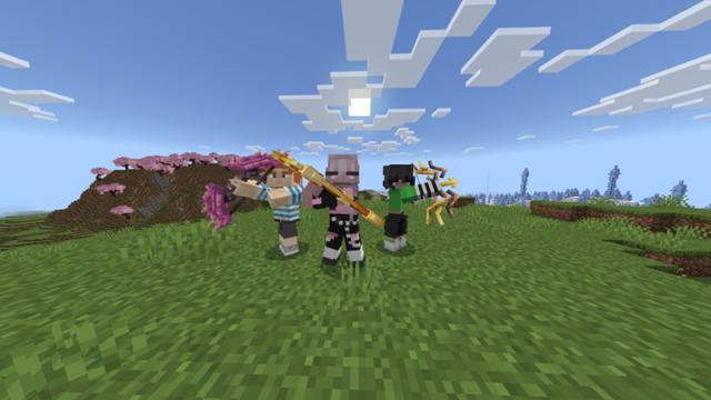 Screenshot of the Minecraft Bedrock Marketplace product Weapons++ created by Chillcraft.