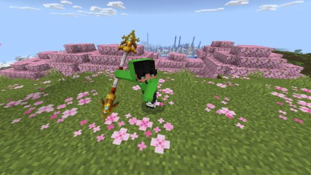 Screenshot of the Minecraft Bedrock Marketplace product Weapons++ created by Chillcraft.