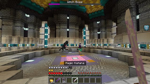 Screenshot of the Minecraft Bedrock Marketplace product Witch Evolve created by Chillcraft.