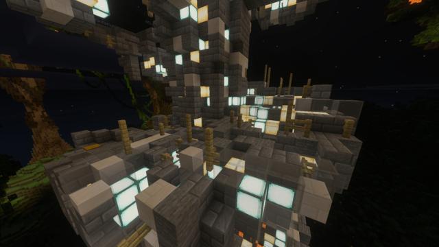 Screenshot of the Minecraft Bedrock Marketplace product Jungle Ascent Spiral Parkour created by CHRONICOVERRIDE LLC.