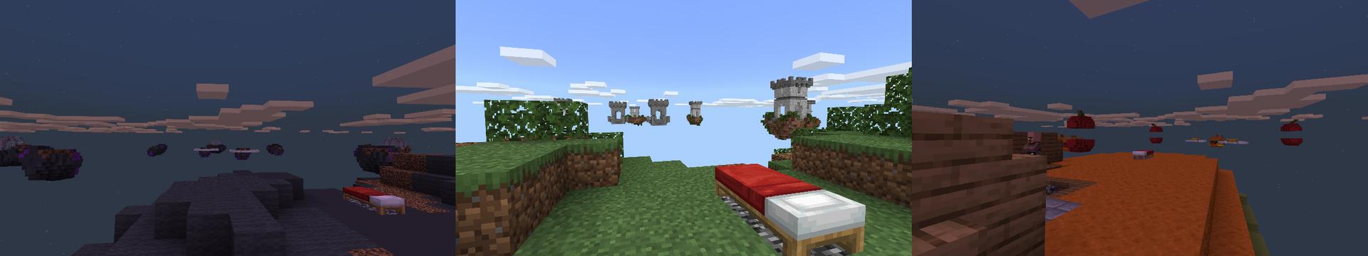 Panorama of the Minecraft Bedrock Marketplace product BEDWARS! created by Chunklabs.