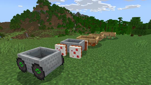 Screenshot of the Minecraft Bedrock Marketplace product COMBINE ITEMS! Add-On created by Chunklabs.