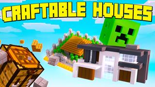 Thumbnail of the Minecraft Bedrock Marketplace product CRAFTABLE HOUSES! created by Chunklabs.