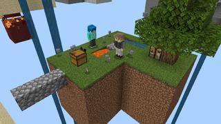 Screenshot of the Minecraft Bedrock Marketplace product CRAFTABLE SKYBLOCK! created by Chunklabs.