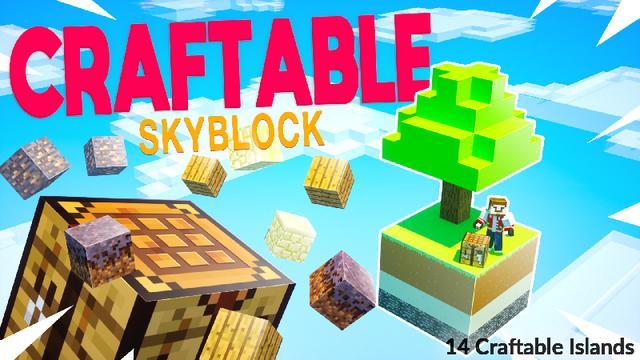 Thumbnail of the Minecraft Bedrock Marketplace product UN SKYBLOCK ARTISANAL ! created by Chunklabs.