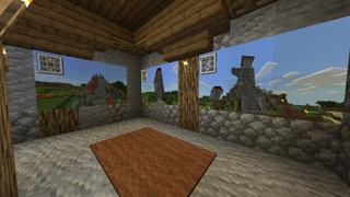Screenshot of the Minecraft Bedrock Marketplace product CRAFTING HOUSES! created by Chunklabs.