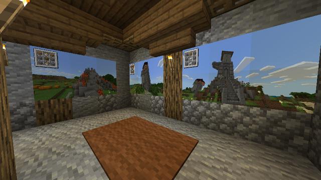 Screenshot of the Minecraft Bedrock Marketplace product CRAFTING HOUSES! created by Chunklabs.