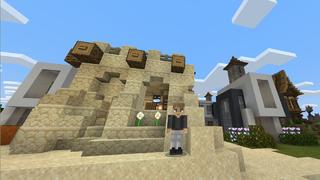 Screenshot of the Minecraft Bedrock Marketplace product CRAFTING HOUSES! created by Chunklabs.