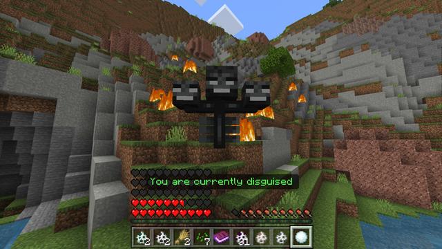 Screenshot of the Minecraft Bedrock Marketplace product CRAFTING MOB DISGUISES! created by Chunklabs.