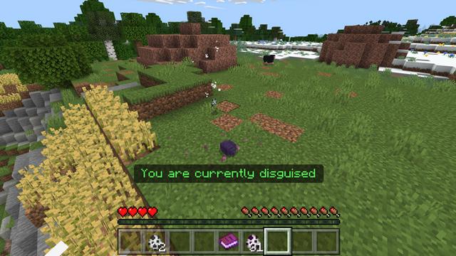 Screenshot of the Minecraft Bedrock Marketplace product CRAFTING MOB DISGUISES! created by Chunklabs.