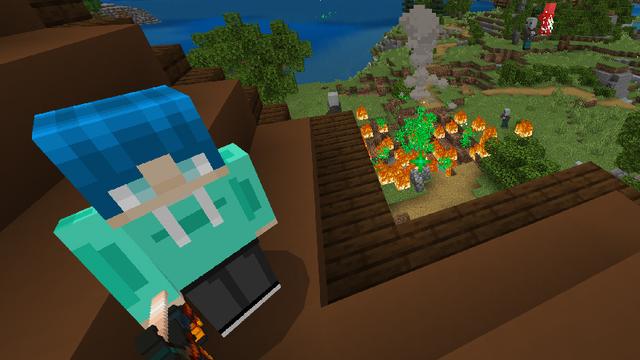 Screenshot of the Minecraft Bedrock Marketplace product CUSTOM BOWS! created by Chunklabs.
