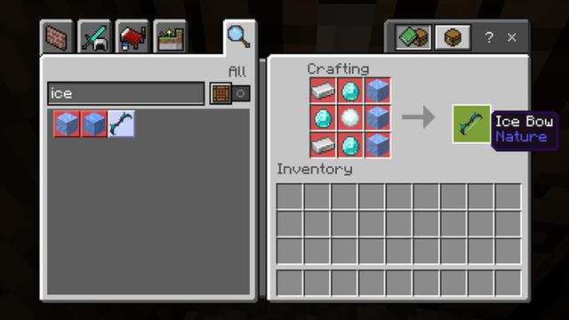 Screenshot of the Minecraft Bedrock Marketplace product CUSTOM BOWS! created by Chunklabs.