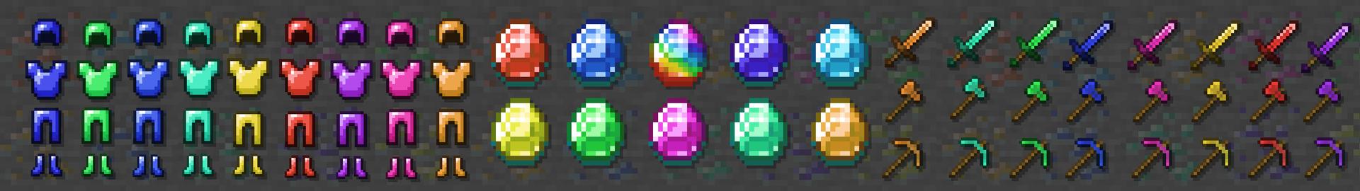 Panorama of the Minecraft Bedrock Marketplace product CUSTOM DIAMONDS! created by Chunklabs.