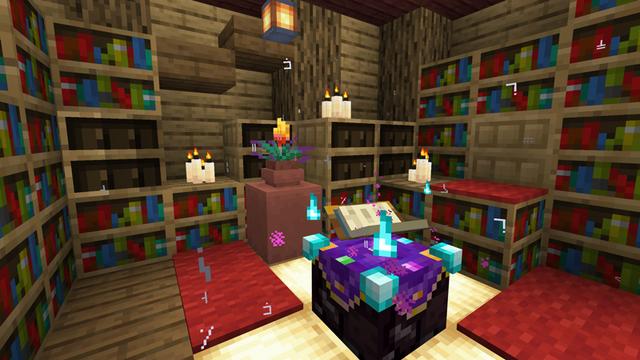 Screenshot of the Minecraft Bedrock Marketplace product CUSTOM ENCHANTS! Add-On [1.4] created by Chunklabs.