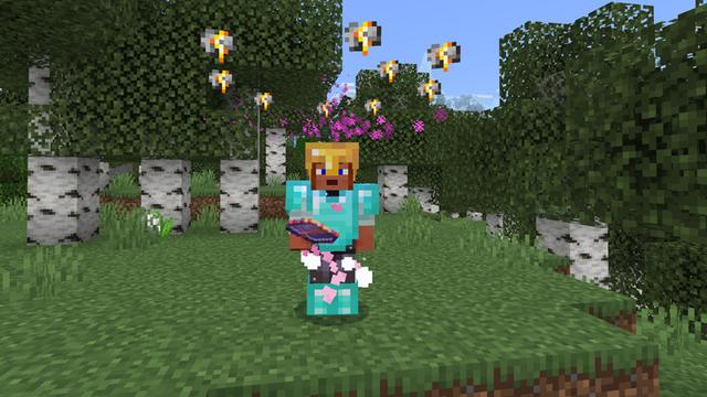 Screenshot of the Minecraft Bedrock Marketplace product CUSTOM ENCHANTS! Add-On [1.5] created by Chunklabs.