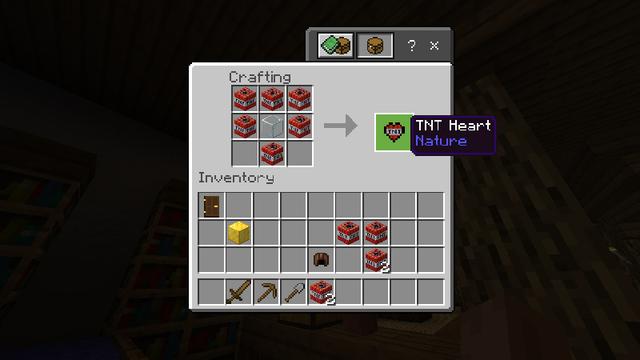 Screenshot of the Minecraft Bedrock Marketplace product CUSTOM HEARTS! created by Chunklabs.
