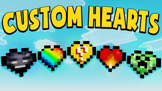 Thumbnail of the Minecraft Bedrock Marketplace product CUSTOM HEARTS! created by Chunklabs.