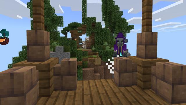Screenshot of the Minecraft Bedrock Marketplace product Dimension Homes Add-On created by Chunklabs.