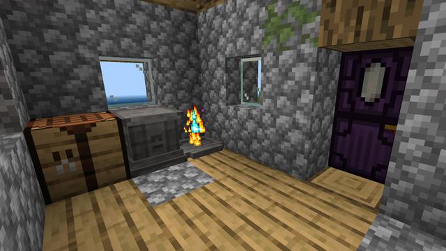 Screenshot of the Minecraft Bedrock Marketplace product Dimension Homes Add-On created by Chunklabs.