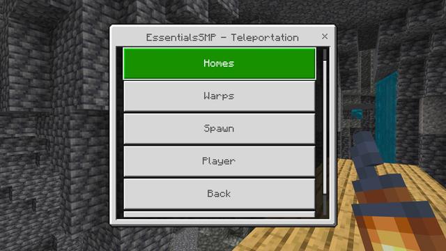 Screenshot of the Minecraft Bedrock Marketplace product ESSENTIALS SMP! ADD-ON [1.4] created by Chunklabs.