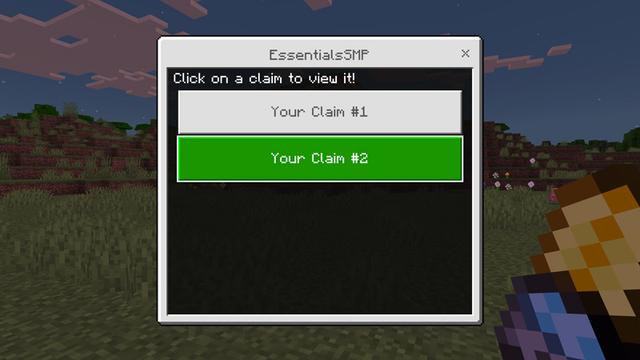 Screenshot of the Minecraft Bedrock Marketplace product ESSENTIALS SMP! ADD-ON [1.4] created by Chunklabs.