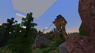 Screenshot of the Minecraft Bedrock Marketplace product FIRE LOOKOUT BASE created by Chunklabs.