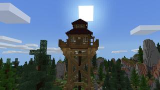 Screenshot of the Minecraft Bedrock Marketplace product FIRE LOOKOUT BASE created by Chunklabs.