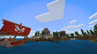 Screenshot of the Minecraft Bedrock Marketplace product Greek City created by Chunklabs.