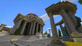Screenshot of the Minecraft Bedrock Marketplace product Greek City created by Chunklabs.
