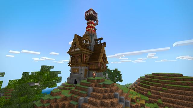 Screenshot of the Minecraft Bedrock Marketplace product HOUSES EVOLVE! created by Chunklabs.
