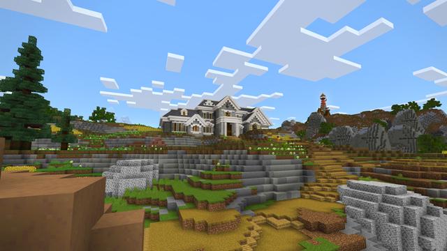Screenshot of the Minecraft Bedrock Marketplace product HOUSES EVOLVE! created by Chunklabs.