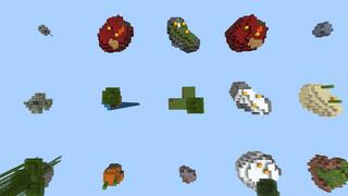 Screenshot of the Minecraft Bedrock Marketplace product INFINITY LUCKY BLOCK SKYBLOCK! created by Chunklabs.