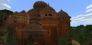 Panorama of the Minecraft Bedrock Marketplace product Lost Jungle City created by Chunklabs.