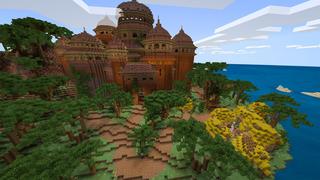 Screenshot of the Minecraft Bedrock Marketplace product Lost Jungle City created by Chunklabs.