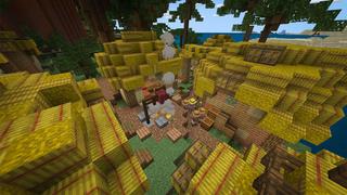 Screenshot of the Minecraft Bedrock Marketplace product Lost Jungle City created by Chunklabs.