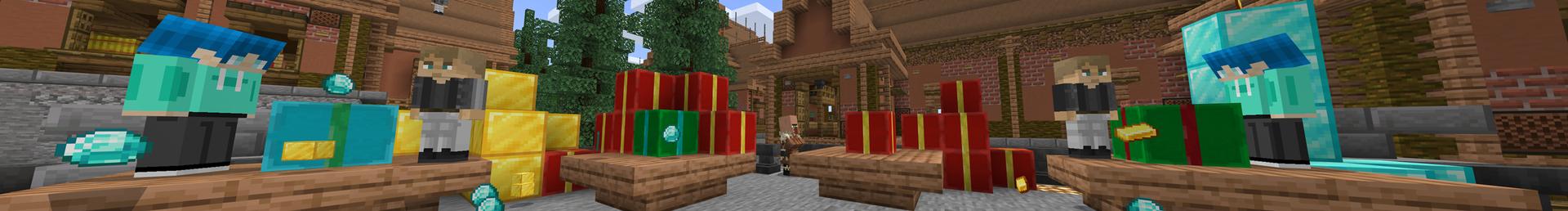 Panorama of the Minecraft Bedrock Marketplace product LUCKY BLOCK: GIFTS & PRESENTS created by Chunklabs.