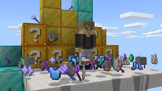 Screenshot of the Minecraft Bedrock Marketplace product LUCKY BLOCK RACE! created by Chunklabs.