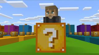 Screenshot of the Minecraft Bedrock Marketplace product LUCKY BLOCK RACE! created by Chunklabs.