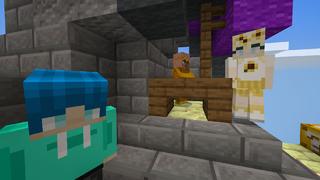 Screenshot of the Minecraft Bedrock Marketplace product LUCKY BLOCK SKYBLOCK created by Chunklabs.