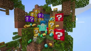 Screenshot of the Minecraft Bedrock Marketplace product LUCKY BLOCK SKYBLOCK created by Chunklabs.