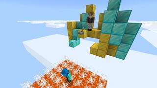 Screenshot of the Minecraft Bedrock Marketplace product LUCKY BLOCK WALLS! created by Chunklabs.