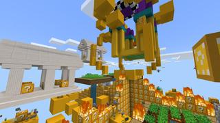 Screenshot of the Minecraft Bedrock Marketplace product LUCKY BLOCK WALLS! created by Chunklabs.