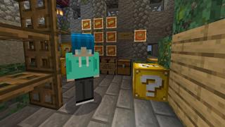 Screenshot of the Minecraft Bedrock Marketplace product LUCKY BLOCK created by Chunklabs.